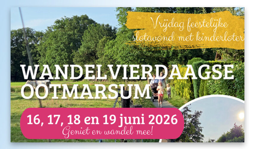 Heerlijk wandelen in een sfeer van saamhorigheid