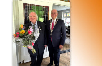 Harry Smienk uit Lattrop Koninklijk onderscheiden