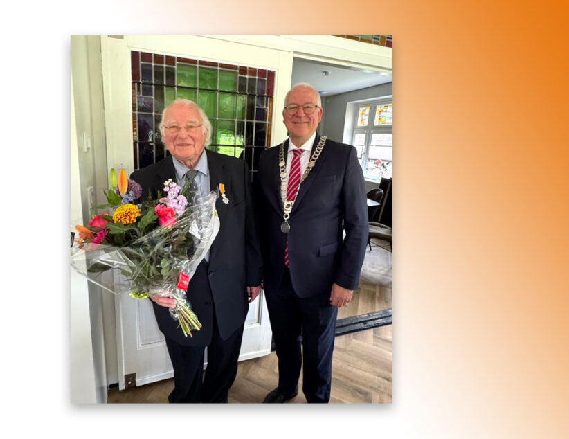 Harry Smienk uit Lattrop Koninklijk onderscheiden