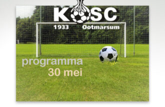 Het voetballen gaat nog steeds door