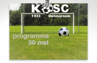 Het voetballen gaat nog steeds door
