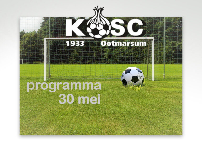 Het voetballen gaat nog steeds door
