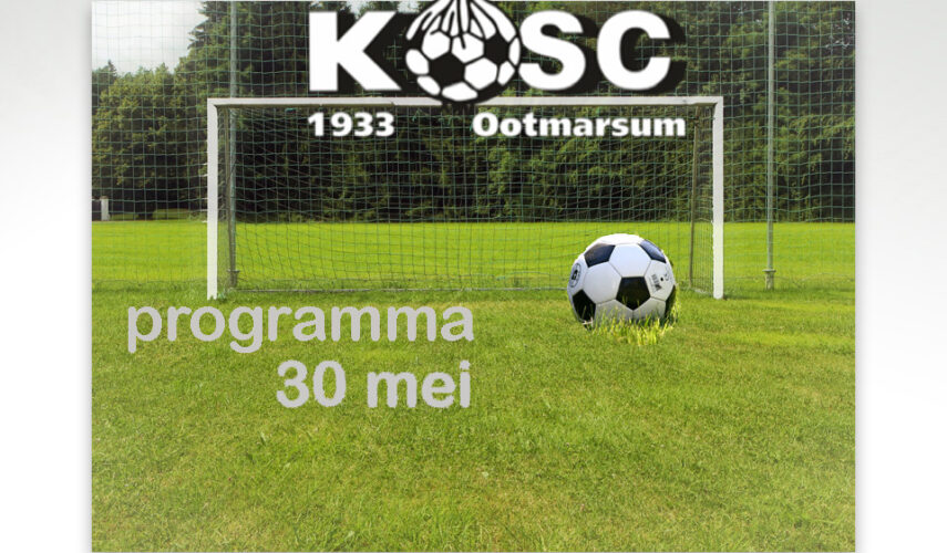Het voetballen gaat nog steeds door