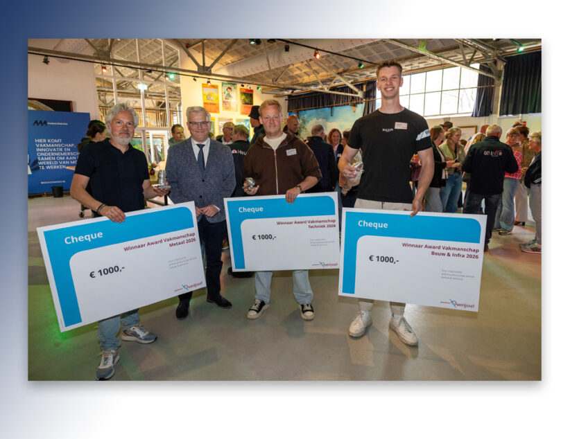 Drie Overijsselse vakmensen winnen Award Vakmanschap