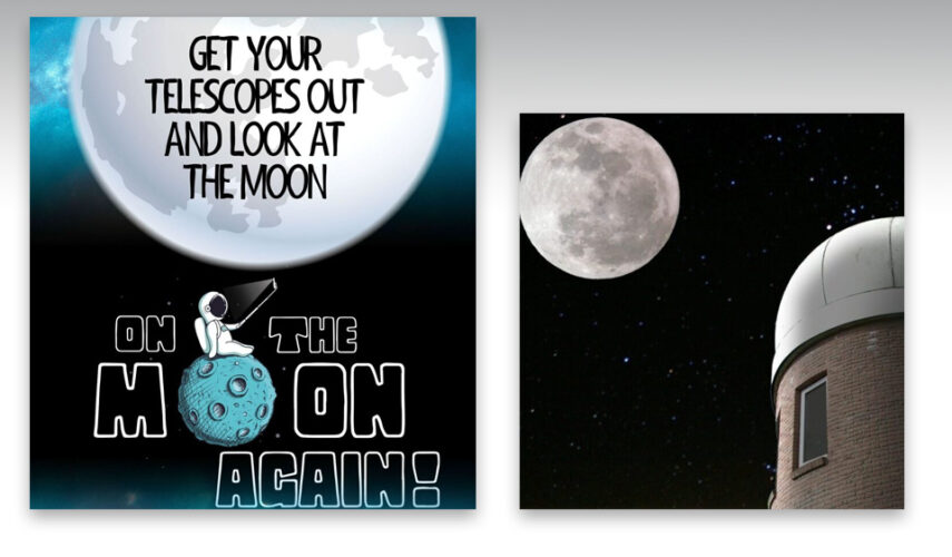  ‘On the moon again’ bij Sterrenwacht Cosmos