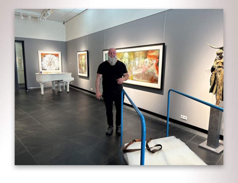 Geen vernissage expositie Dieter Nusbaum