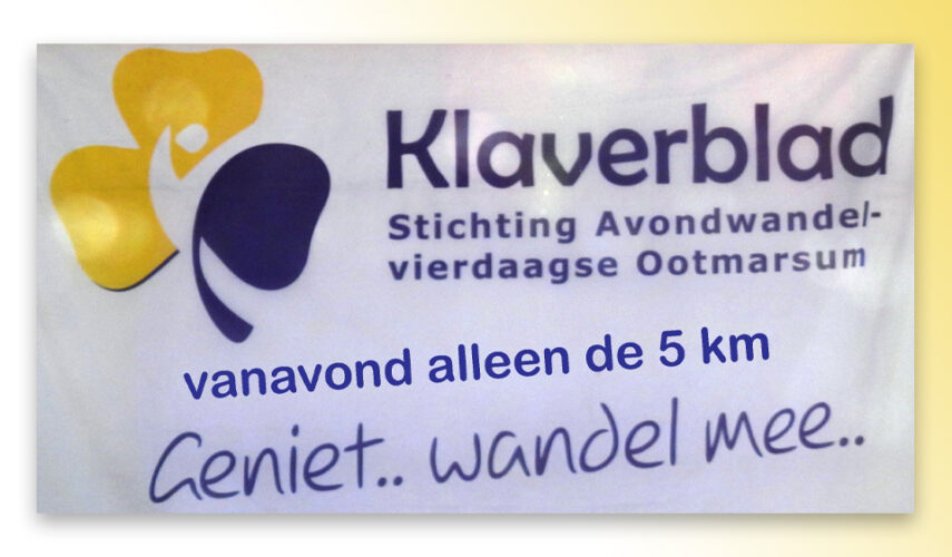 Alleen de 5 kilometer op slotavond Avond4daagse