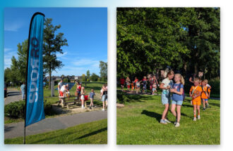 Sporro zorgt voor verkoeling tijdens derde dag Avond4daagse