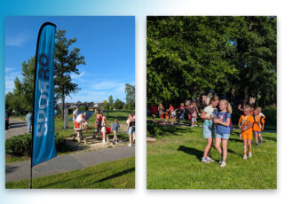 Sporro zorgt voor verkoeling tijdens derde dag Avond4daagse