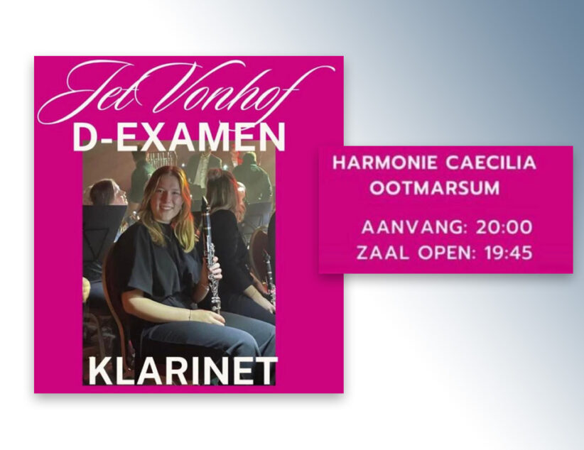 Openbaar examen voor Jet Vonhof