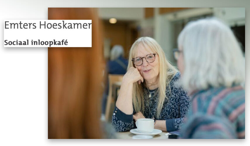 Welkom bij het sociaal ‘Inloopkafé Emters Hoeskamer’