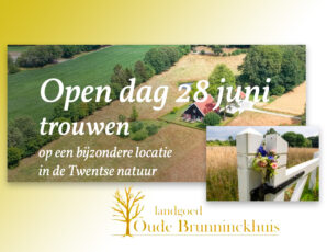 Landgoed Oude Brunninckhuis open als trouwlocatie