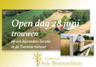 Landgoed Oude Brunninckhuis open als trouwlocatie