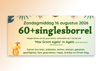 Singleborrel bij Max in Agelo