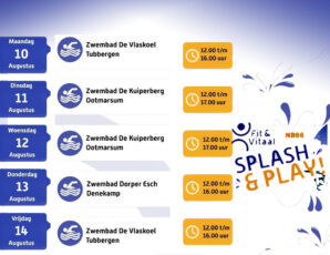 Splash & Play activiteiten bij zwembaden