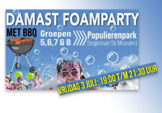 Damast Schuimparty in de herkansing!