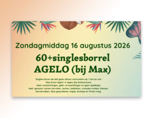60+SinglesBorrel bij Café Max