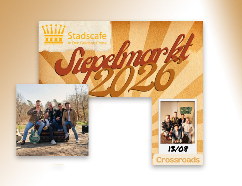 Crossroads sluiten de laatste Siepelmarkt muzikaal af