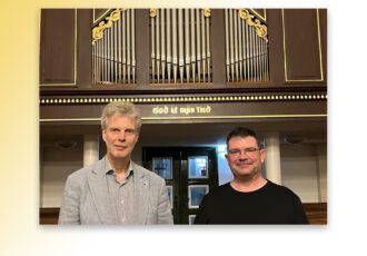 John en Henk Linker verzorgen volgende wandelconcert