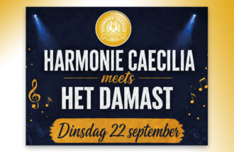 concert van Harmonie Caecilia en de slagwerkgroep in het Damast