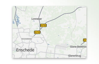 N733 bij Lonneker vijf dagen dicht voor doorgaand verkeer