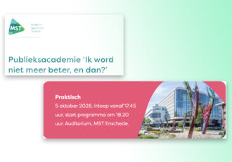 Publieksacademie ‘Ik word niet meer beter, en dan?’