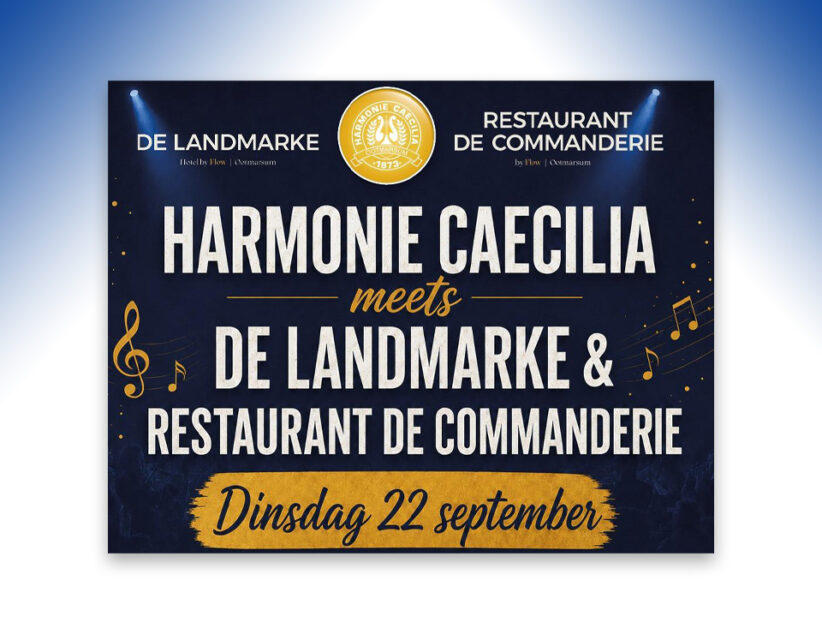 Harmonie Caecilia te gast bij De Landmarke & Restaurant De Commanderie
