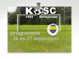 Eerste thuiswedstrijd voor KOSC 1 tegen Luctor et Emergo