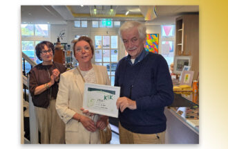 Een vitale Cheque voor ART BRUT KIK