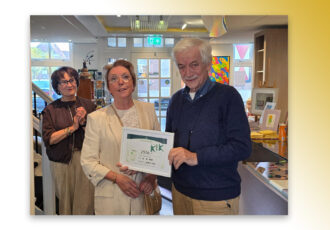 Een vitale Cheque voor ART BRUT KIK