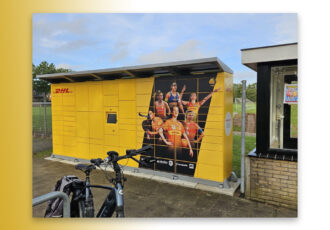 DHL pakketautomaat nu wel geplaatst op parkeerplaats ’n Tooslag