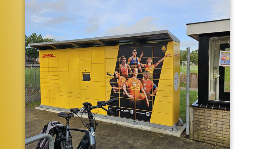 DHL pakketautomaat nu wel geplaatst op parkeerplaats ’n Tooslag