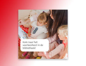 Gezellig met je peuter naar het voorleesfeestje
