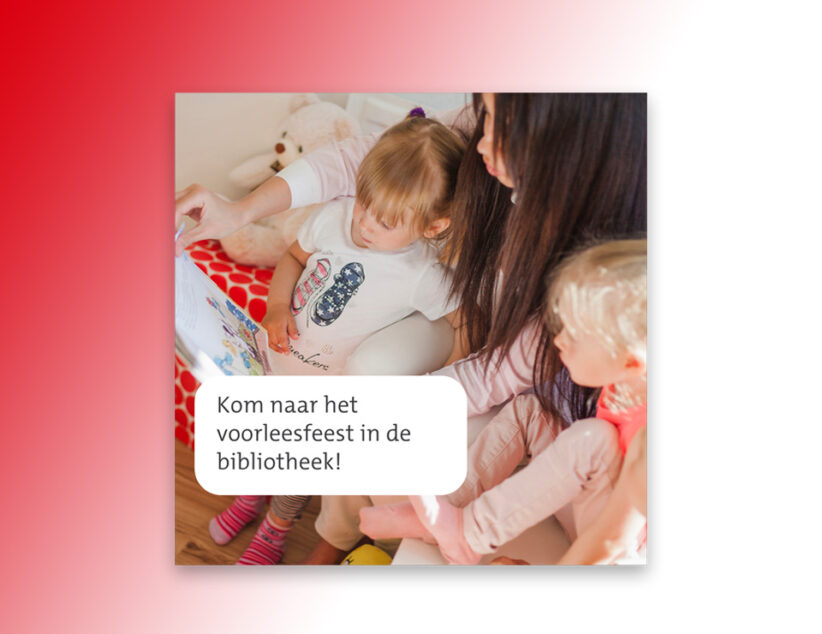 Gezellig met je peuter naar het voorleesfeestje