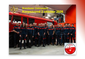 Mooie teamgeest brandweerkorps Ootmarsum
