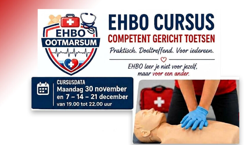 EHBO cursus: ‘Doe mee en maak het verschil’
