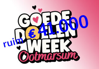 Eerste Goede Doelen Week groot succes: ruim € 41.000 opgehaald