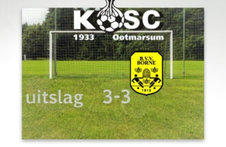 KOSC in slotfase naast Borne