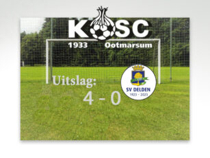 Sterke wedstrijd KOSC levert drie punten op